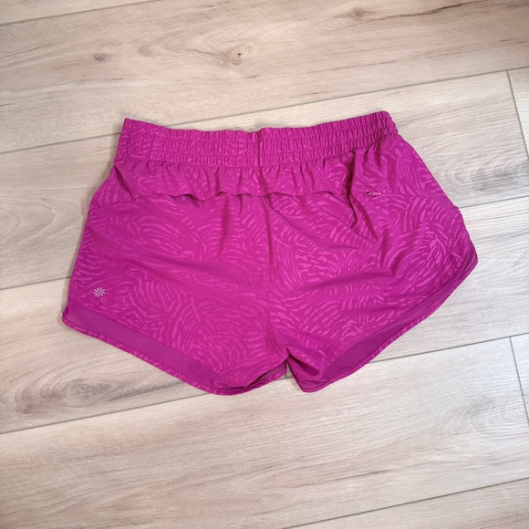 Athleta| EUC Magenta/Pink Mesh Racer Running Shorts - Picture 5 of 8